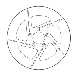 Спирачен диск MOTO-MASTER BRAKE ROTOR FIX ROUND LEFT Harley Davidson FLS 1690 14
