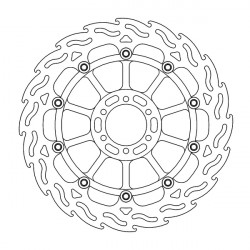 Спирачен диск MOTO-MASTER BRAKE ROTOR FLOAT FLAME APRILIA TUONO V4 1100 RR ABS 22-23 Спирачен диск MOTO-MASTER BRAKE ROTOR FLOAT FLAME APRILIA TUONO V4 1100 RR ABS 22-23