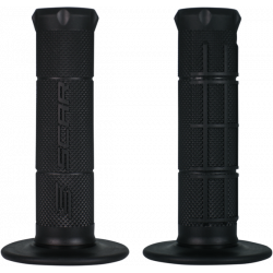 Мото ръкохватки  SCAR HALF WAFFLE BLACK