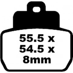 Накладки за мотор EBC SFA ORG SCOOTER SFA425