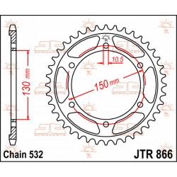 Задно зъбчато колело JTR866.39 Задно зъбчато колело JTR866.39