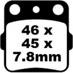 Накладки EBC TT Sport Carbon Fusion Brake Pads HONDA/KAWASAKI/YAMAHA