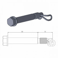 Щифтове за спирачни накладки MOTO-MASTER BRAKE CALIPER PIN KTM SX 65 22 Щифтове за спирачни накладки MOTO-MASTER BRAKE CALIPER PIN KTM SX 65 22