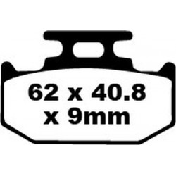 Накладки EBC TT Sport Carbon Fusion Brake Pads KAWASAKI/SUZUKI