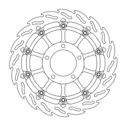 Спирачен диск MOTO-MASTER BRAKE ROTOR FLOAT ROUND TRIUMPH TIGER 1050 ABS 20