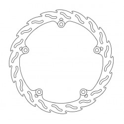 Спирачен диск MOTO-MASTER BRAKE ROTOR FIX FLAME RIGHT HONDA NC 750 X ABS 23