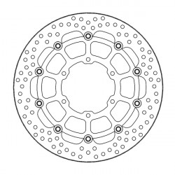 Преден спирачен диск MOTO-MASTER BRAKE DISC FLOAT HALO PRO SUZUKI GSX-R 1000 R ABS 20-23