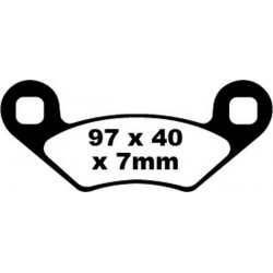 Накладки EBC TT Sport Carbon Fusion Brake Pads POLARIS