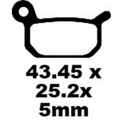 Накладки EBC TT Sport Carbon Fusion Brake Pads KTM 50/65 / HUSQ 50