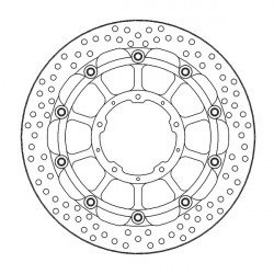 Преден спирачен диск MOTO-MASTER BRAKE DISC R HALO FR L/R HONDA	CBR 1000 RR-R ABS