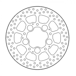 Спирачен диск MOTO-MASTER BRAKE DISC HALO FIXED HONDA VFR 800 F ABS 20