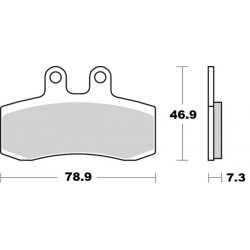 Спирачни накладки MOTO-MASTER BRAKE PAD CERAMIC MOTO GUZZI V85 850 TT 23
