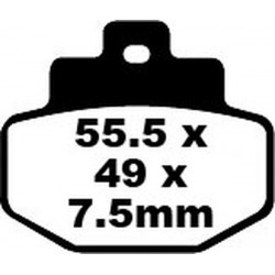 Накладки за мотор EBC SFA ORG SCOOTER SFA321 Накладки за мотор EBC SFA ORG SCOOTER SFA321