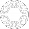 Преден спирачен диск MOTO-MASTER BRAKE DISC VINT FRONT SUZUKI DR-Z 400 S 18-23