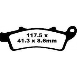 Накладки за мотор EBC SFA ORG SCOOTER SFA324 Накладки за мотор EBC SFA ORG SCOOTER SFA324