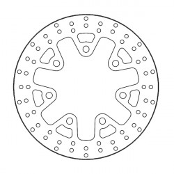 Спирачен диск MOTO-MASTER BRAKE ROTOR FIX ROUND L/R Harley Davidson FLHTKSE 1923 ABS 21