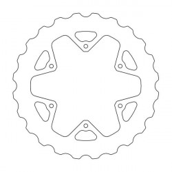 Спирачен диск MOTO-MASTER BRAKE ROTOR FIX WAVE MUD YAMAHA YZ 250 X 23