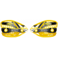 Резервна пластамаса за гардове за кормило CYCRA YELLOW Probend CRM thumb