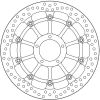 Преден спирачен диск MOTO-MASTER BRAKE DISC FLOAT HALO PRO DUCATI MONSTER 1100 S 10