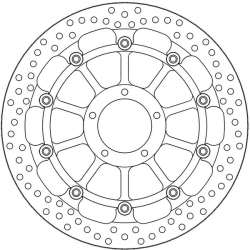 Преден спирачен диск MOTO-MASTER BRAKE DISC FLOAT HALO PRO DUCATI MONSTER 1100 S 10