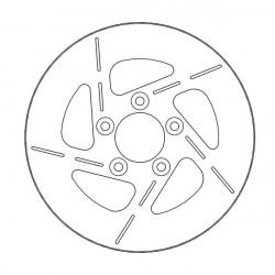 Спирачен диск MOTO-MASTER BRAKE ROTOR FIX ROUND LEFT Harley Davidson XL 883 N 22