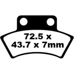 Накладки EBC TT Sport Carbon Fusion Brake Pads CFMOTO/POLARIS