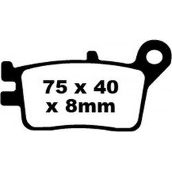 Накладки за мотор EBC FA SER ORGANIC FA153 Накладки за мотор EBC FA SER ORGANIC FA153