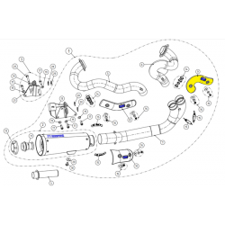Топлинен предпазител AKRAPOVIC P-HSHDRODCA2 CF