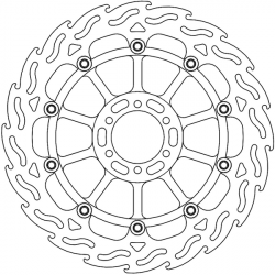 Спирачен диск MOTO-MASTER BRAKE ROTOR FLAME KTM DUKE 125 ABS 23