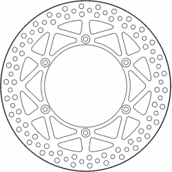 Преден спирачен диск MOTO-MASTER BRAKE DISC VINT FRONT YAMAHA YZ 125 00