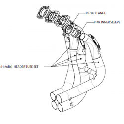 Колектори AKRAPOVIC SS H-K6R6