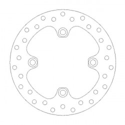 Спирачен диск MOTO-MASTER REAR DISC ROUND YFM 700 4X4 23