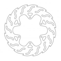 Спирачен диск MOTO-MASTER BRAKE ROTOR FIX FLAME RIGHT PIAGGIO MP3 400 ABS 23