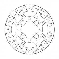 Спирачен диск MOTO-MASTER BRAKE ROTOR FIX ROUND HONDA	VFR 800 X ABS 20