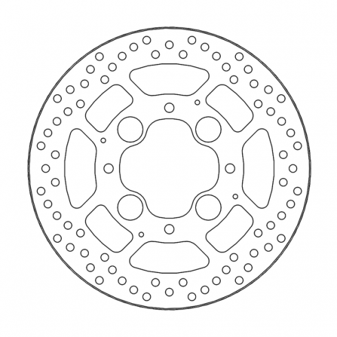 Спирачен диск MOTO-MASTER BRAKE ROTOR FIX ROUND HONDA VFR 800 X ABS 20 Спирачен диск MOTO-MASTER BRAKE ROTOR FIX ROUND HONDA VFR 800 X ABS 20