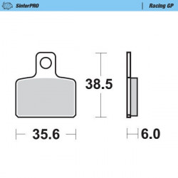 Спирачни накладки MOTO-MASTER BRAKE PAD SINTER RACING GAS GAS TXT 280 RACING 23 Спирачни накладки MOTO-MASTER BRAKE PAD SINTER RACING GAS GAS TXT 280 RACING 23