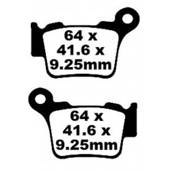 Накладки EBC TT Sport Carbon Fusion Brake Pads HUSQVARNA/KTM