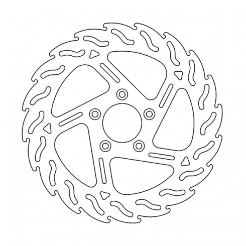 Спирачен диск MOTO-MASTER BRAKE ROTOR FIX FLAME R Harley Davidson XL 883 R 10-13 Спирачен диск MOTO-MASTER BRAKE ROTOR FIX FLAME R Harley Davidson XL 883 R 10-13