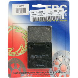 Накладки за мотор EBC FA SER ORGANIC FA222 Накладки за мотор EBC FA SER ORGANIC FA222