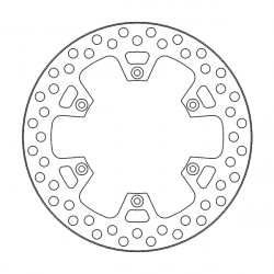 Заден спирачен диск MOTO-MASTER BRAKE DISC VINT REAR SUZUKI DR-Z 400 SM 17-23