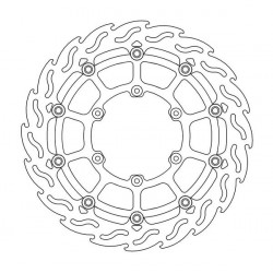 Спирачен диск MOTO-MASTER BRAKE ROTOR FLOAT FLAME SUMO RIEJU MR 300 23
