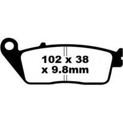 Накладки за мотор EBC HH SINT SCOOTER SFA196HH Накладки за мотор EBC HH SINT SCOOTER SFA196HH