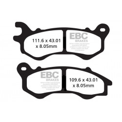 Накладки EBC BRAKE PAD CARBON SCOOTER