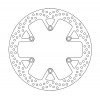 Спирачен диск MOTO-MASTER BRAKE ROTOR FIX ROUND L/R HONDA	VF 750 C 03