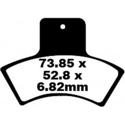 Накладки EBC TT Sport Carbon Fusion Brake Pads POLARIS SCRAMBLER/TRAILBLAZER/Trailboss/XPLORER