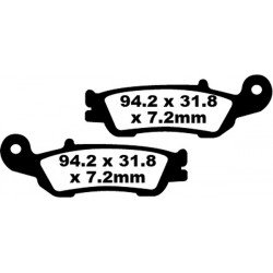 Накладки EBC CARBON TT DIRT FA450TT Накладки EBC CARBON TT DIRT FA450TT