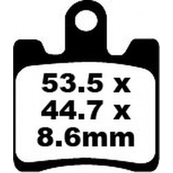 Накладки за мотор EBC SFA ORG SCOOTER SFA283/4 Накладки за мотор EBC SFA ORG SCOOTER SFA283/4