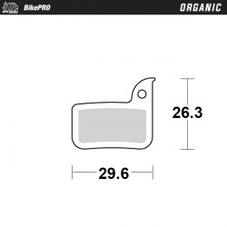 Спирачни накладки MOTO-MASTER Organic Brake Pad RED 22, Force, Rival, SRAM TLM/ULTIMATE (-2018)