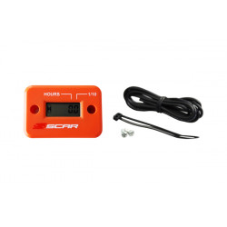 Мото часовник HOUR METER SCAR ORANGE