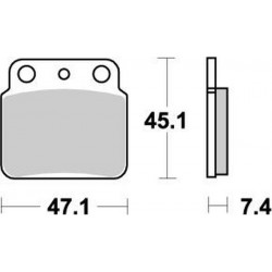 Спирачни накладки MOTO-MASTER MOTOMASTER BRAKEPAD NITRO LT-Z 400 2X4 10-14 Спирачни накладки MOTO-MASTER MOTOMASTER BRAKEPAD NITRO LT-Z 400 2X4 10-14